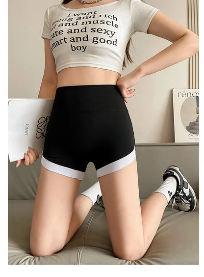 Summer Shark Pants Women Thin Style Leggings High Waist Hip Liftting Traceless Safety Pants Quick Drying and Breathable Shorts