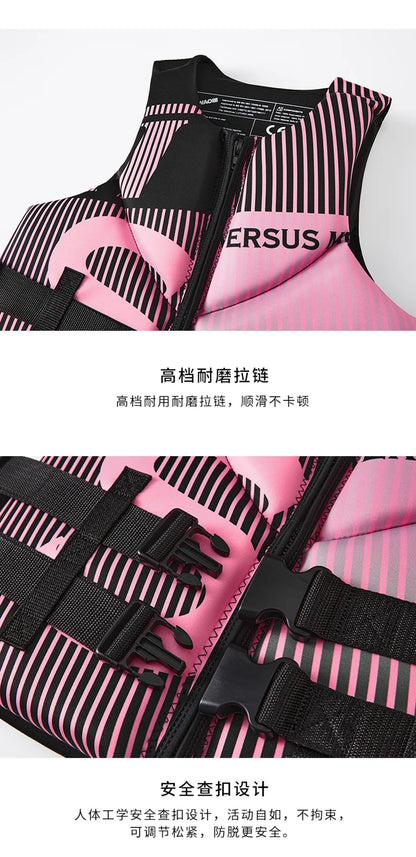 Life Jacket Adult Professional Super Buoyancy Surf Vest Water Sports Kayak Motorboat Drifting Vest Rescue Lifeguard Life Vest