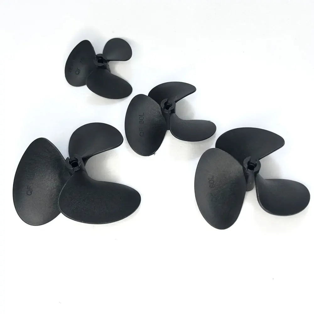 YSIDO 70mm 80mm 90mm 100mm CW/CCW 5.0mm Three Blades Paddle Propeller for RC Boat Simulated Ship Underwater Drone