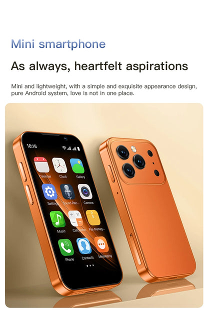 SOYES i17 Mini Smartphone 3.0" Display 2GB RAM 16GB ROM Dual SIM Standby Dual Camera Android 9.0 Multi Apps Support Small Phone
