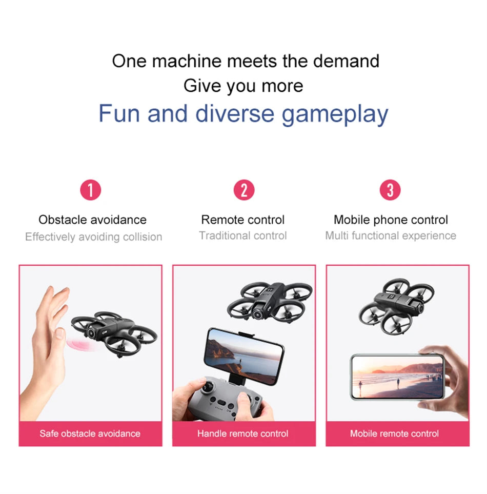 NEW Drones D16 GPS 8K Professional HD 180° Dual Camera 5G WIFI Brushless Motors Obstacle Avoidance FPV Foldable Quadcopter Drone