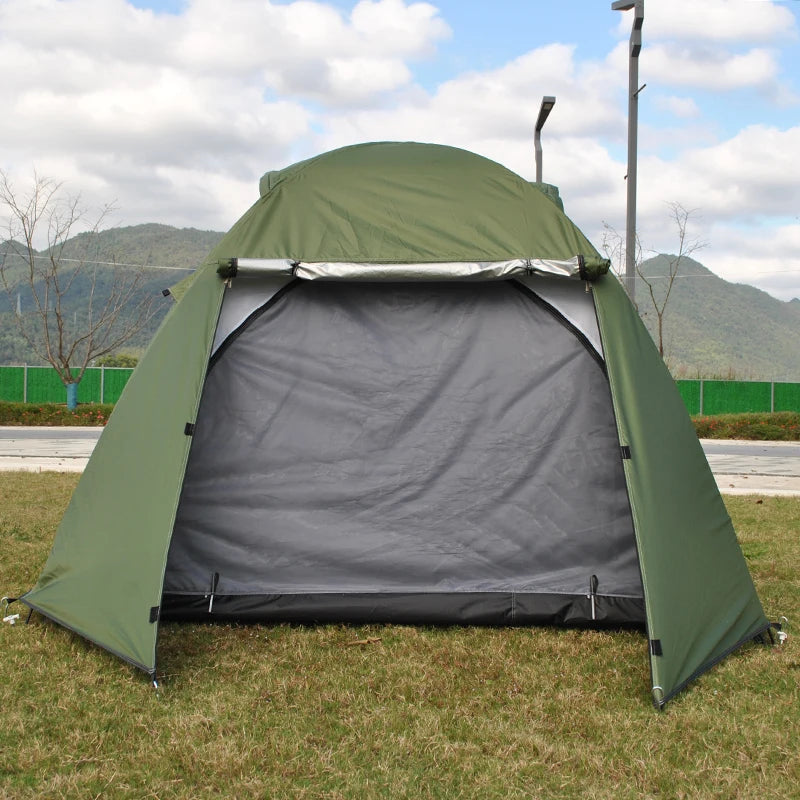 Camping Tent with Rainfly, 2, 3 Person Tent, Set up in 10 Mins, Weatherproof Tent for Camping, Festivals, Backyard, 2 Layers