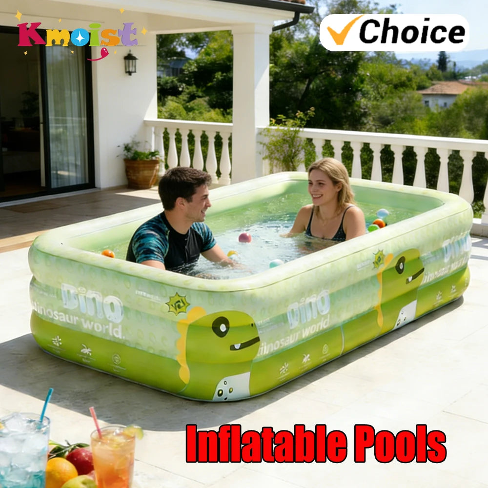 Big Inflatable Pools Removable Framed Large Pools Indoor and Outdoor Family Swimming Pool Folding Play Pool Water Sports Toy