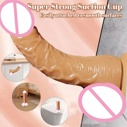 Adult Sex Toys Anal New Realistic Dildo Huge Sucker Soft Dildos for Women Masturbator Female Vagina Massage Anal Plug Product18+