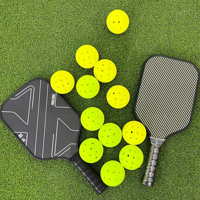 1/3pcs Pickleball Balls Outdoor 48Holes Training Pickleball Accessories 74mm Standard Pickle Balls For Training Competition