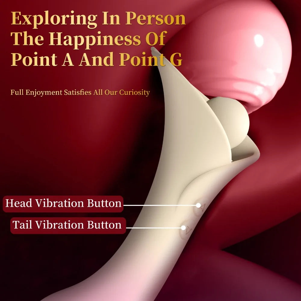 Adult G Spot Vagina Vibrator Clitoris Butt Plug Anal Sex Toy for Women Men Female Dildo Erotic Products for Couples