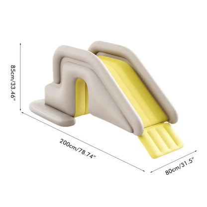 Inflatable Water Slide Climbing Wall Water Slide Children Kids Summer Fun Compact Inflatable Park Outdoor Dabble Water Slide