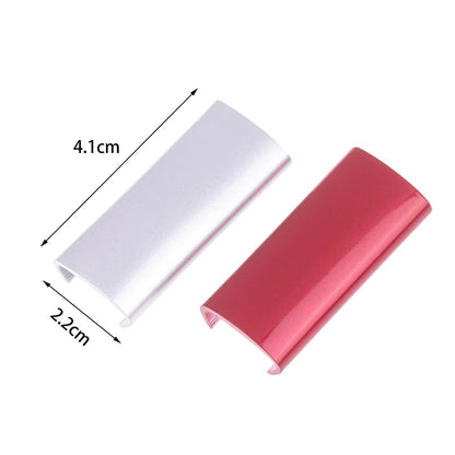 Pickleball Buckle Replace Supplies, 1/2Pcs 45x18 Mm Snap Fastener Clip, Decorative Weighted Blocks for Racket.