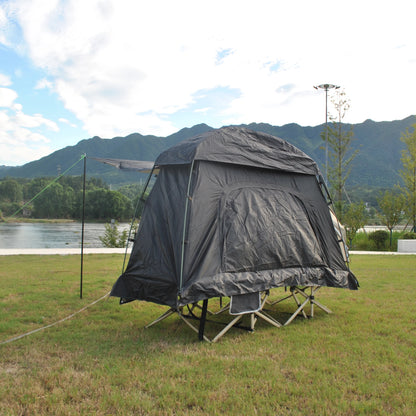 Cot Tent,Camping Tent,Backpacking Tent,3 Way Tent,Solo Tent,1 Person,Quick Setup,CZ-336 Camping tent build on cot or use alone