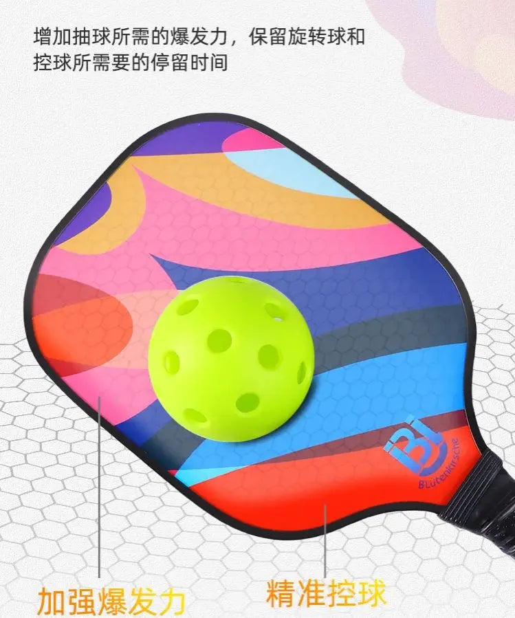 (2pcs/pair) Popular Pickleball Paddle Fiberglass Honeycomb PP Board Pickle Ball Racket