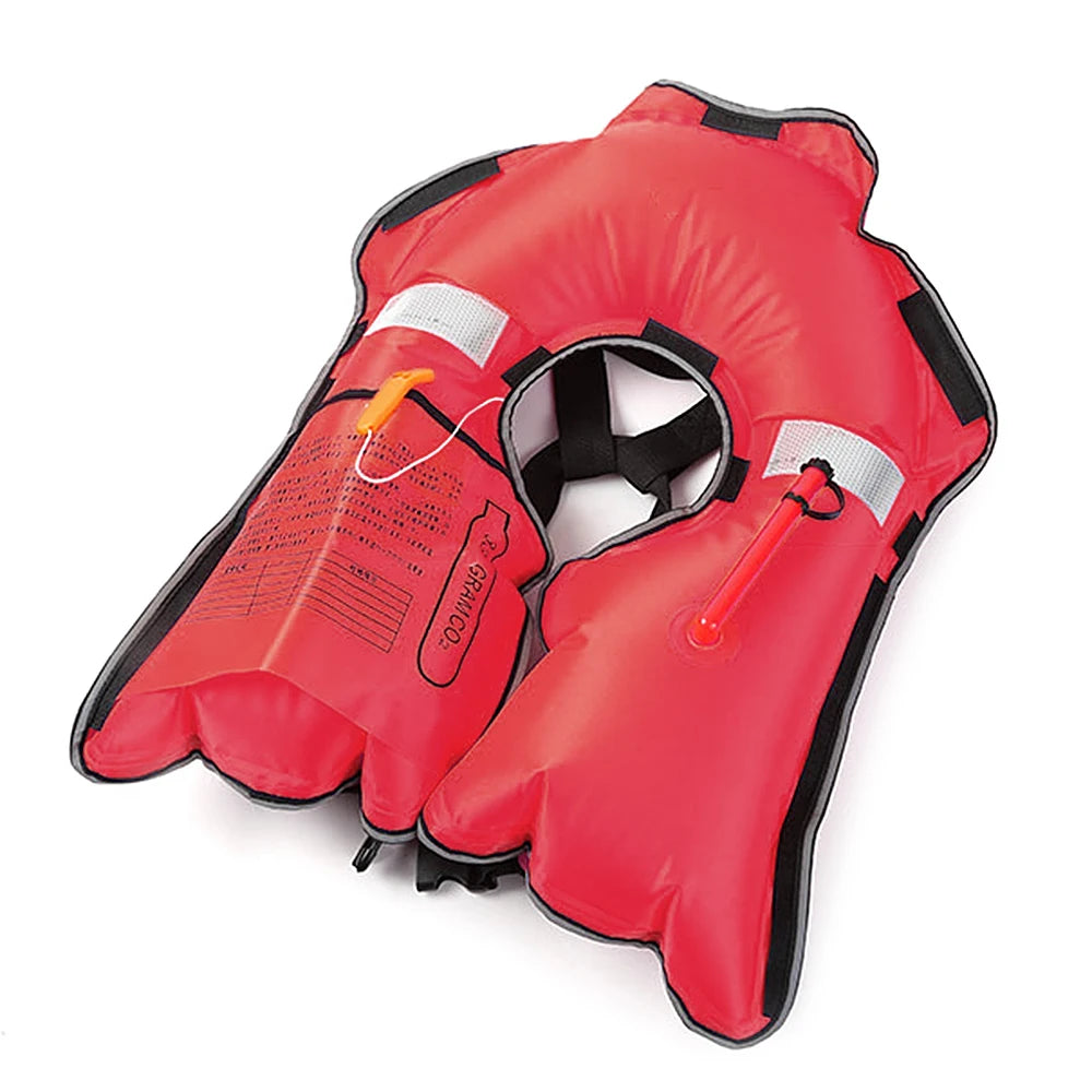 Auto Inflatable Adults Life Jacket Life Vest Safety Float Suit for Water Sports Kayak Fishing Surfing Canoeing Survival Jacket