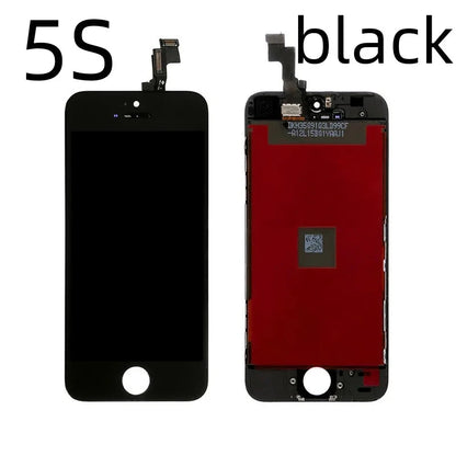 For iPhone 5 5C 5S SE 6 6S 7 8 Plus LCD Display Touch Screen Replacement For iphone 7G 7P 8G 8 Plus LCD Screen Tempered Glass
