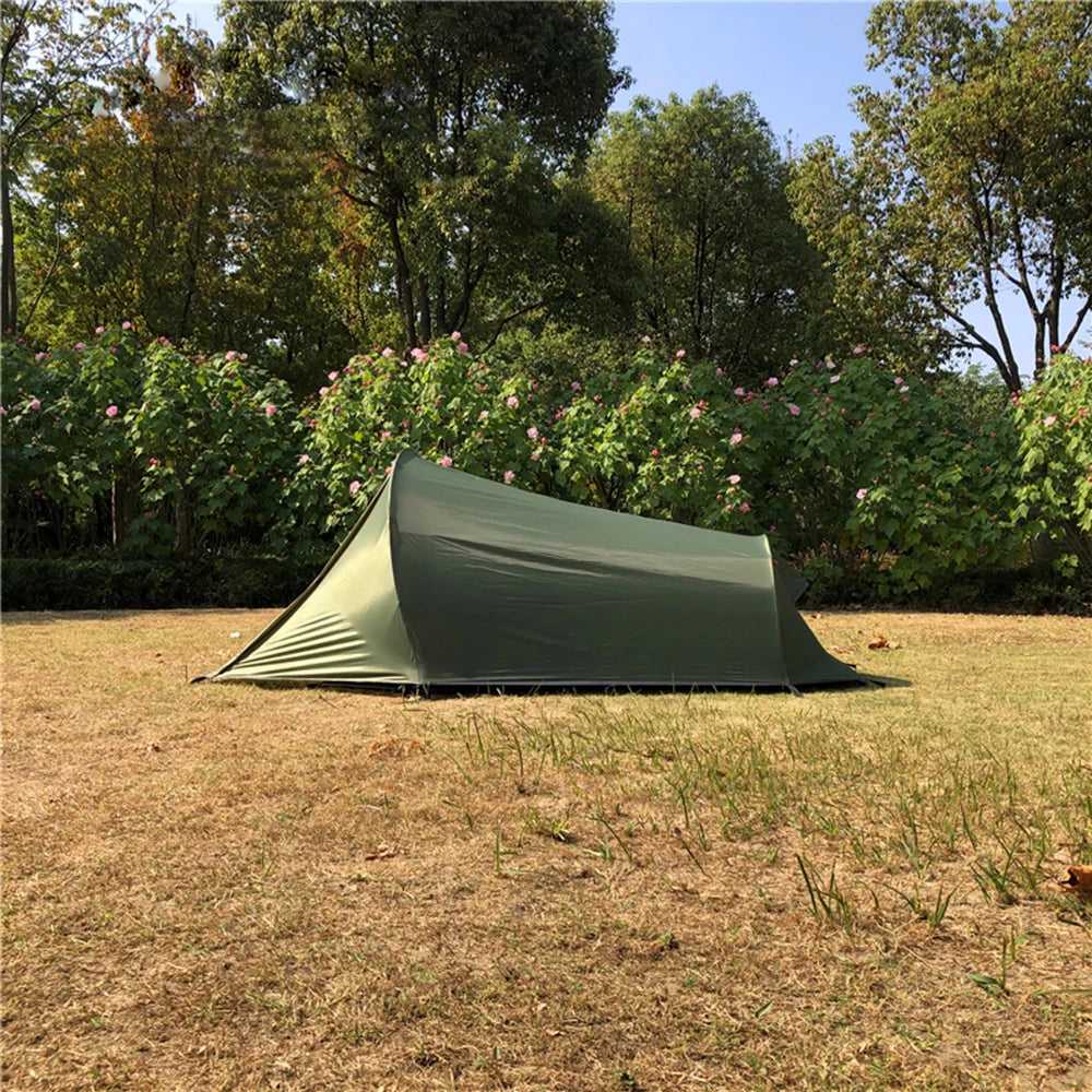 Camping Tent 2 Person Outdoor Tent For Camping Biking Hiking Muntaineering Beach Water Resistant 210D Oxford Material