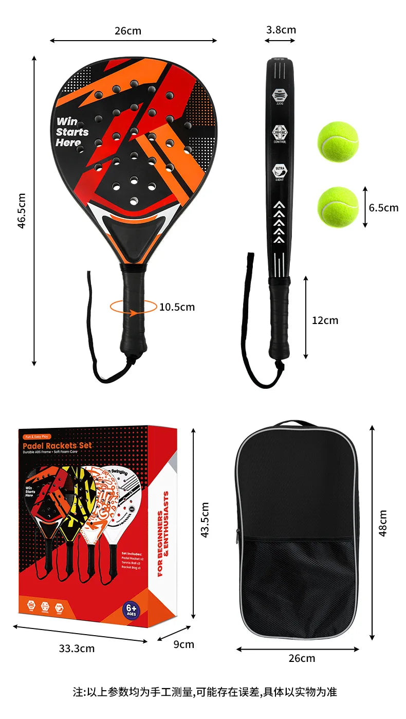 2026 ABS pala padel racket raquete beach tennis racket  pickleball padel accessories outdoors deportes pickleball paddle beach