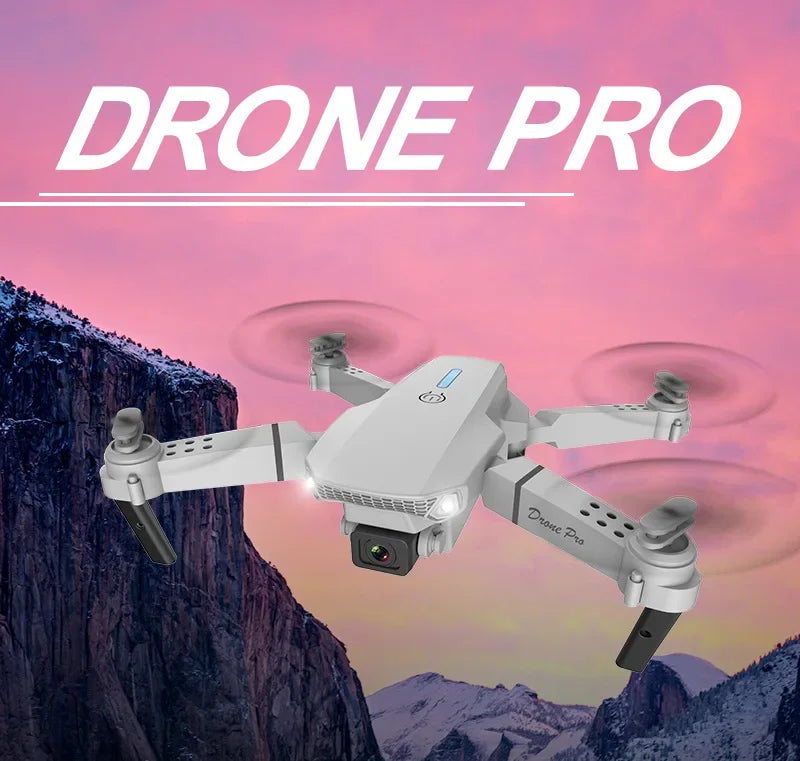2025 E88 Pro WiFi FPV Drone - Single/Dual 4K/1080P Camera, Wide-Angle HD, Altitude Hold, Foldable Quadcopter RC Helicopter Toy