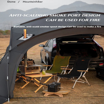 Mountainhiker 8-10 person outdoor camping dome camping tent lightweight luxury round large canopy large sunshade pavilion tent