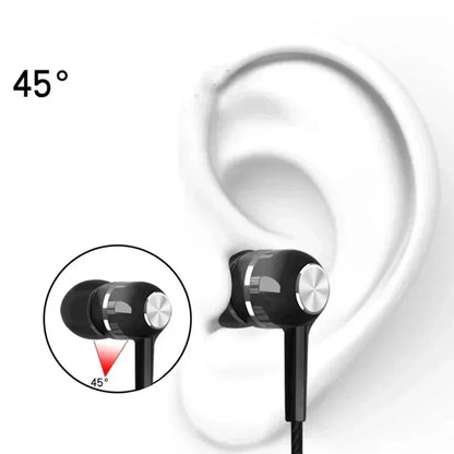 Universal 3.5mm Wired Earphones In Ear Headset HIFI Heavy Bass Earbuds Sports Headset 3D Stereo Music Headphone With Microphone