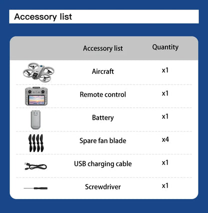 2025New GT3 MAX Drone 8K HD 4.3" Remote Control Headless Mode Helicopter 360° Flip Quadcopter Toys Mini Drone Fors Kid Toy Gifts