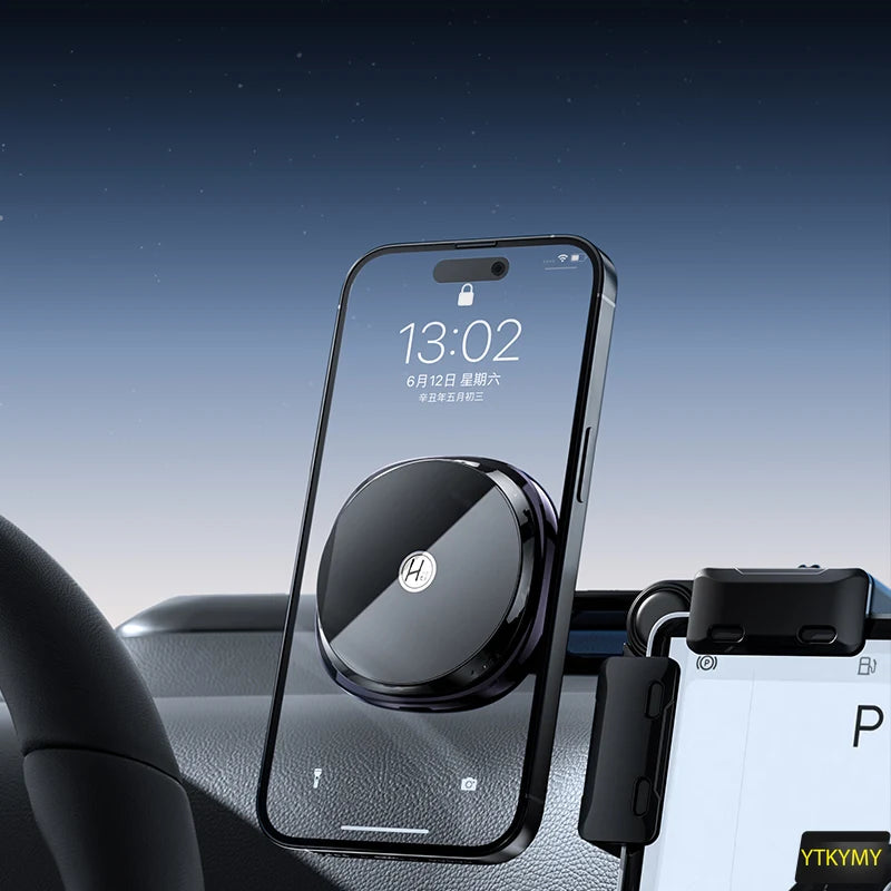 LIXIANG L6L7L8L9mega car mobile phone holder car navigation magnetic wireless ultra-fast charging special accessories