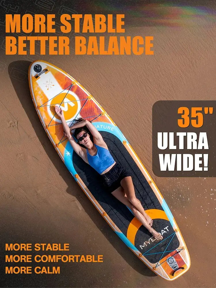 Myboat SUB Waterproof Inflatable Paddle Board 11'6''x34''x6''Adult Standing Style Aquatic Fishing With Accessories SUP сапборд