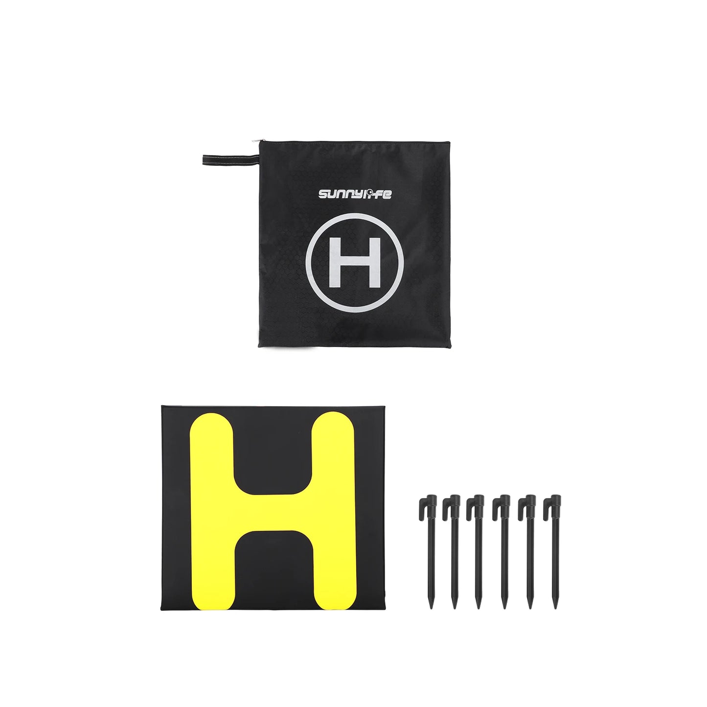 Sunnylife 80cm Waterproof Drone Landing Pad Set for DJI Mavic Series/Mavic Air Series/Mini Series Portable Landing Platfrom Mats