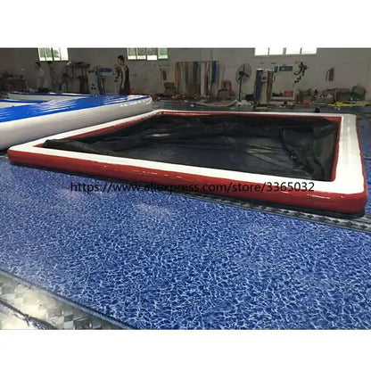 5X5 Meter Inflatable Sea Pool For Yacht BoatsPopular Floating Inflatable Water Pool For Boat Swimming