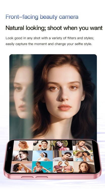 SOYES i17 Mini Smartphone 3.0" Display 2GB RAM 16GB ROM Dual SIM Standby Dual Camera Android 9.0 Multi Apps Support Small Phone