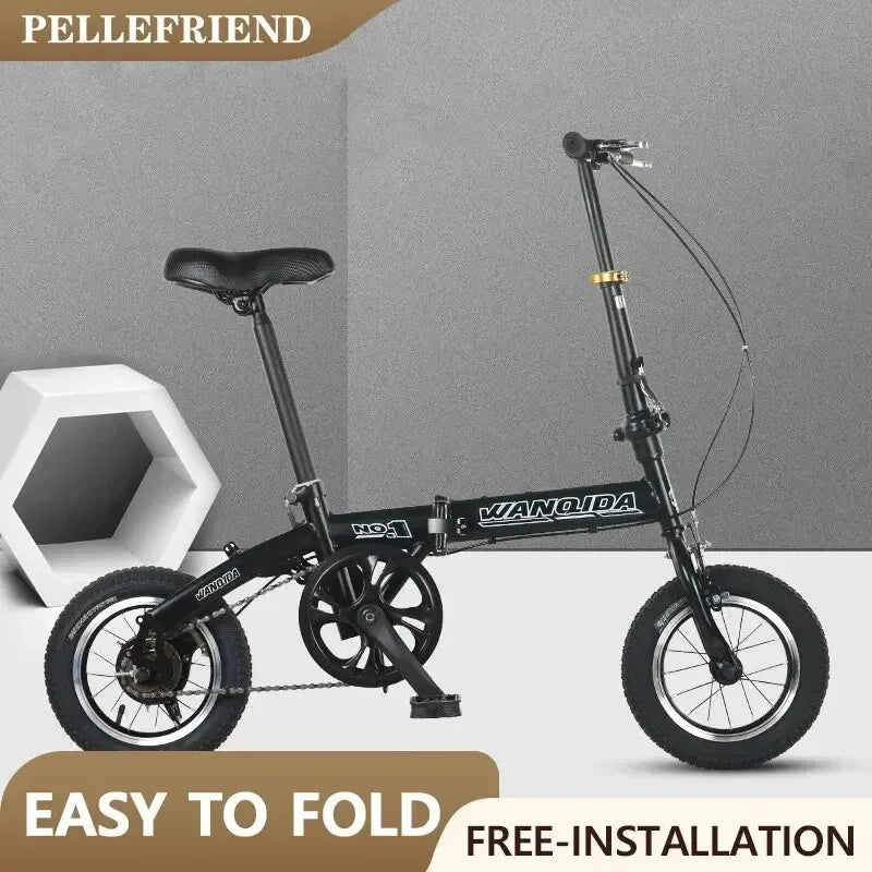 Student Off-road Racing Bike Folding Mountain Bike for Adult Male and Female Teenagers
