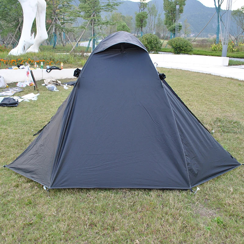 Camping Tent with Rainfly, 2, 3 Person Tent, Set up in 10 Mins, Weatherproof Tent for Camping, Festivals, Backyard, 2 Layers