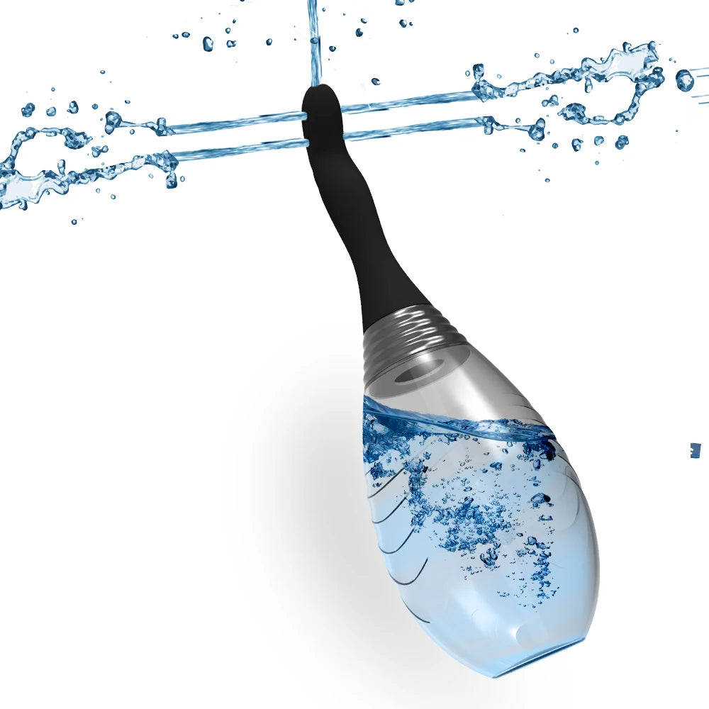 Sex Adult Products Cleaning Container Masturbator Anal Shower Vagina Cleaner Douche Anal Cleaner for Men Women Enema Bulb Device