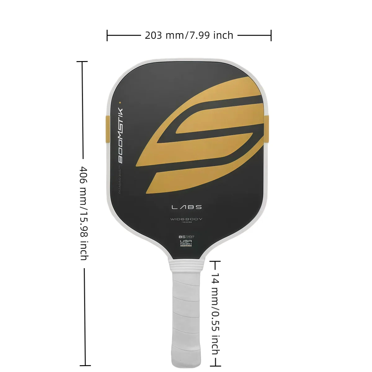 Selkirk-Style T700 Carbon Fiber 5th Gen Pickleball Paddle, Boomstick Core, Hot-Pressed