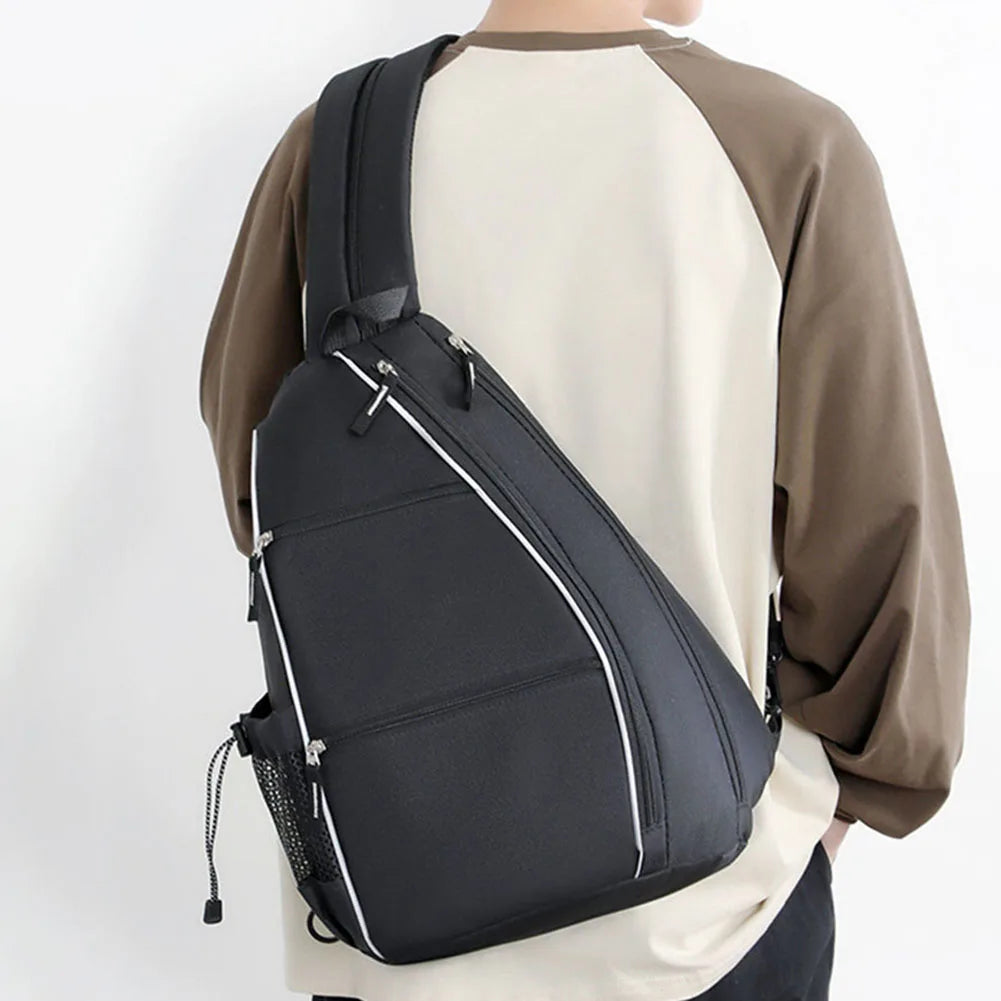 Pickleball Bag Racketball Sling Bag Adjustable Pickleball Backpack Multifunctional Sports Backpack Large Capacity Tennis Bag