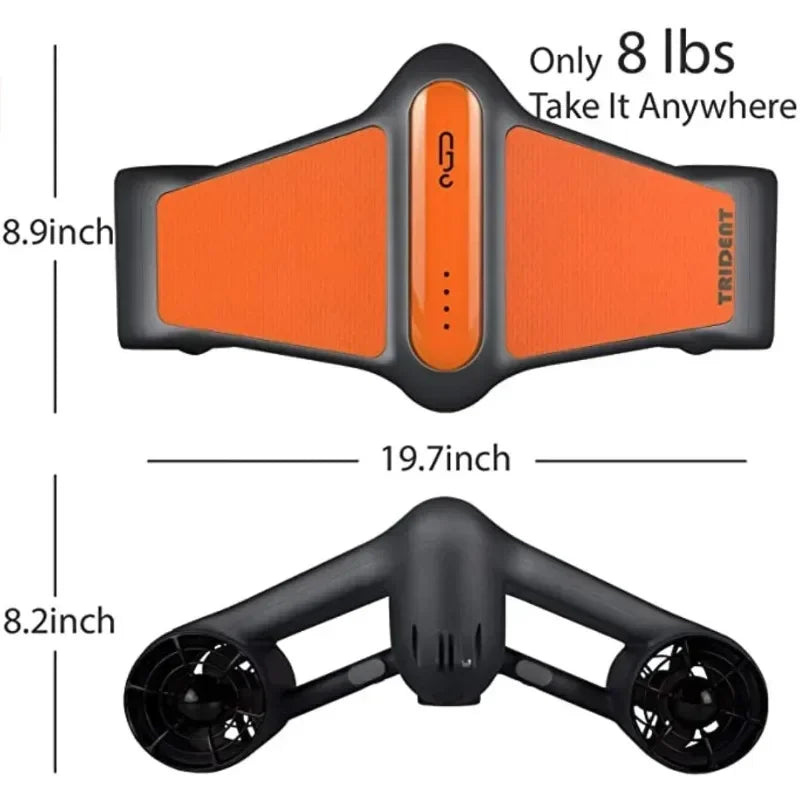 60Mins High Speed Electric Under Water Motor Scooter 500W Electric Underwater Thruster Sea Scooter for Diving Snorkeling