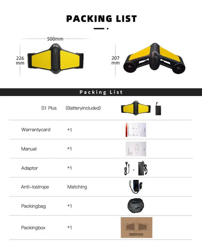New Version ABS Material Electric Sea Scooter Fashionable Underwater Dual Propeller for Water Sports Wholesale