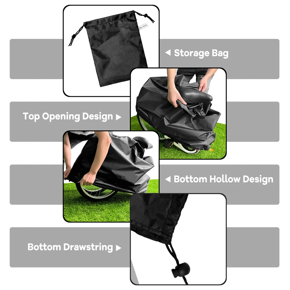 Folding Bike Travel Bag Bicycle Portable Transport Carrying Case for 14-16 inch / 20-22 inch / 21-26 inch Bycicle Accessories