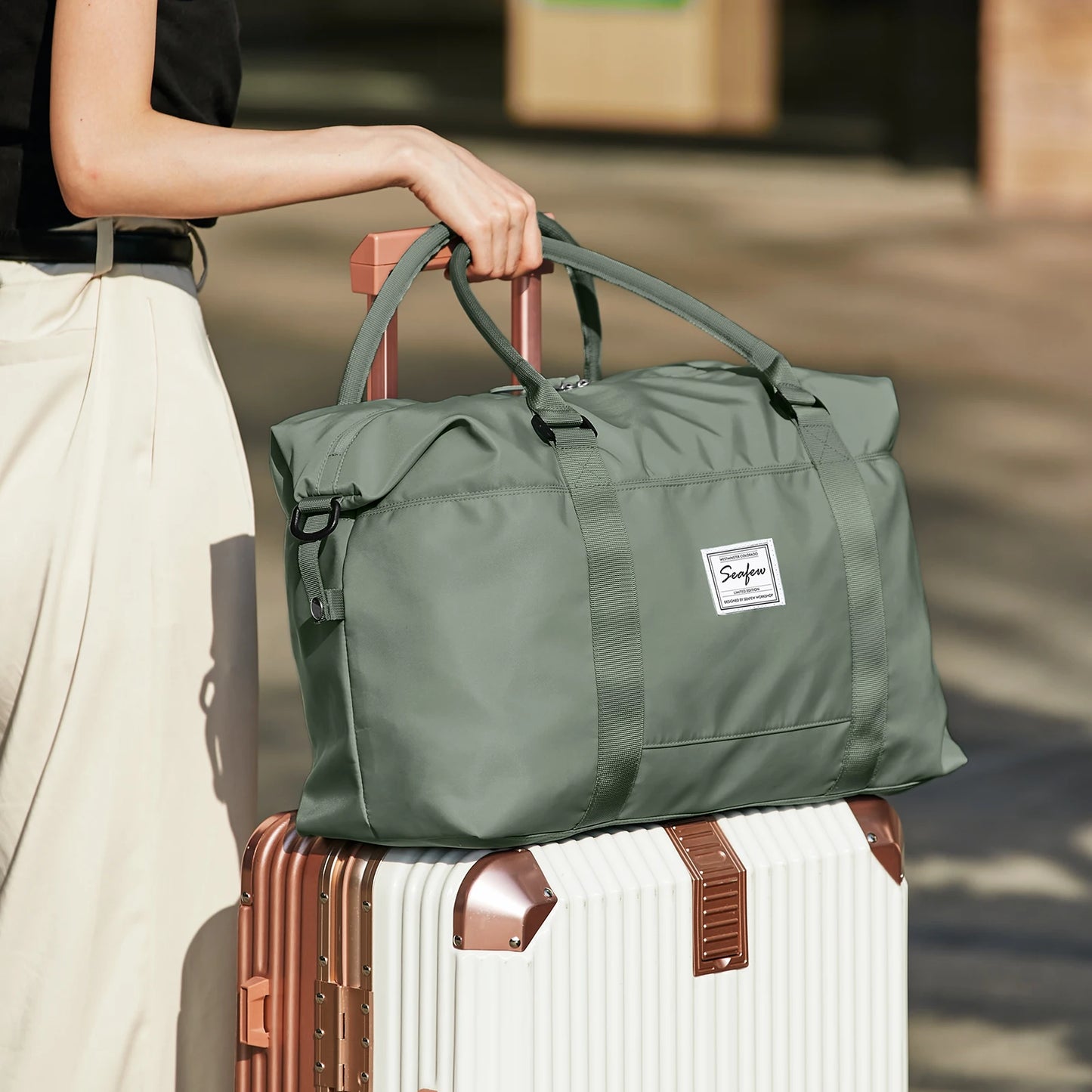 Easyjet Cabin Bag 45x36x20 Travel Bag Men Women Large-Capacity Hand Luggage Short Distance Travel Weekender Overnight Bag duffel