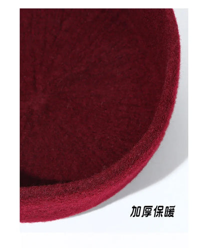 Men's Prayer Hats Muslim Real Wool Black Caps Elegant Headwear Islamic Hijabs Dancing Party Working 58-60cm Ethnic Hat