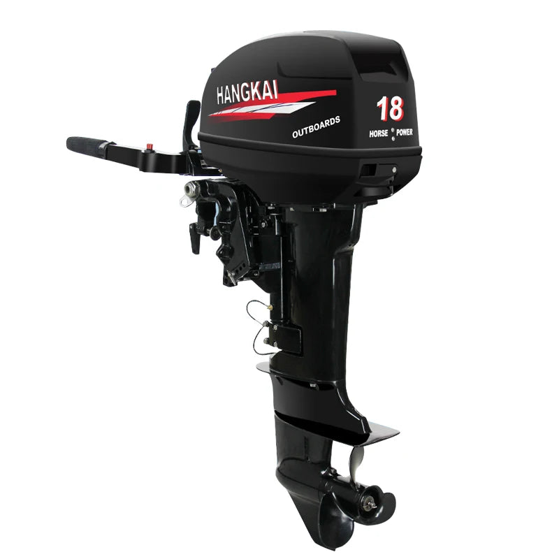 Short Shaft 2 Stroke 18HP Outboard Motor Stand Petrol Engine Inboard Fishing Boat For Sale