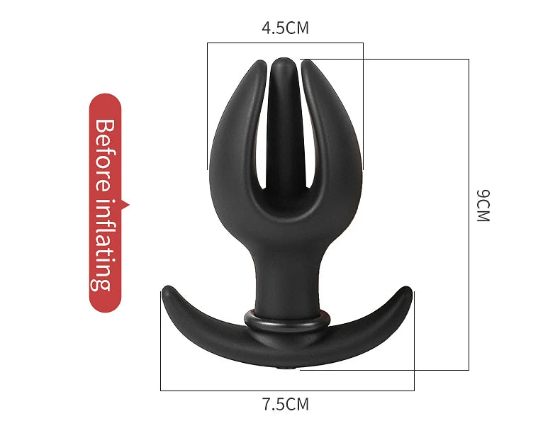 Adult Products Dildo for Anal Toy Expandable Butt Plug Silicone Massager Sex Toy for Women Men Inflatable Anal Plug Backyard Toy