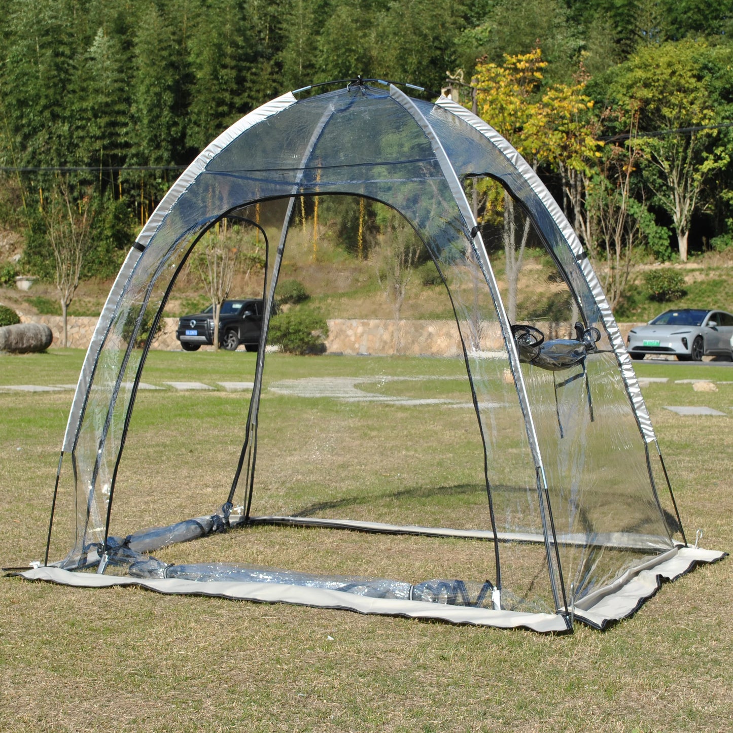 All Weatherproof Shelter,720°View Weather Tent,2 Person Instant Tent,Outdoor Transparent Tent for Sport Event,Camping