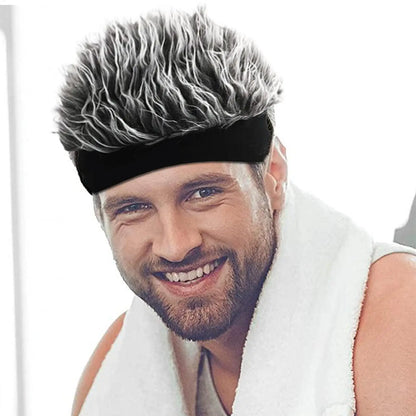 Hat with Wig Knitted Spiked Hairs Realistic Hip Hop Wig Hat Men Women Cold Weather Hats for Daily Wear Party Cosplay