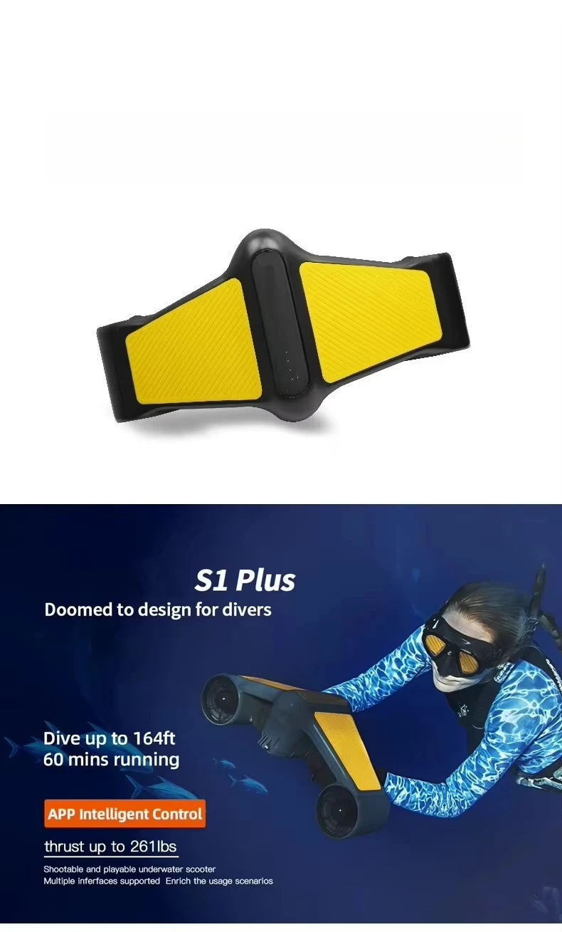 New Version ABS Material Electric Sea Scooter Fashionable Underwater Dual Propeller for Water Sports Wholesale