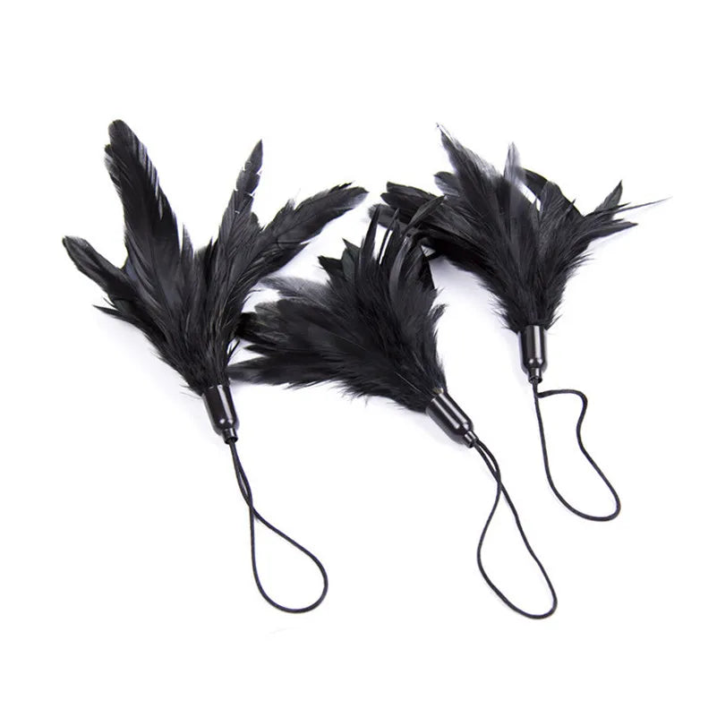Sex Flirt tantalize Big Feather Tickler Toys Teasing Flirt Tickling Toy Adult Couples Sex Game Products