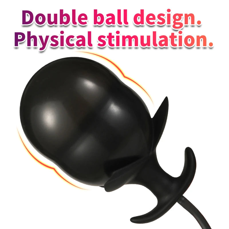 Adult Products Dildo for Anal Toy Expandable Butt Plug Silicone Massager Sex Toy for Women Men Inflatable Anal Plug Backyard Toy