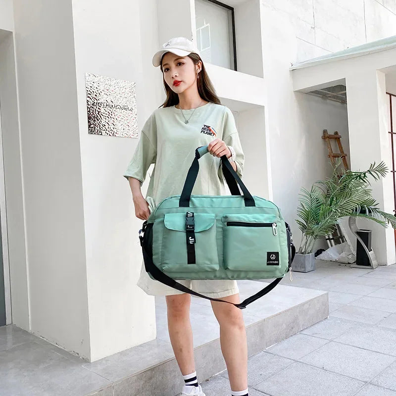 Large Crossbody Duffle Fashion Women's Travel Bag - Casual Sport Shoulder Handbag for Men Quality Luggage Bag