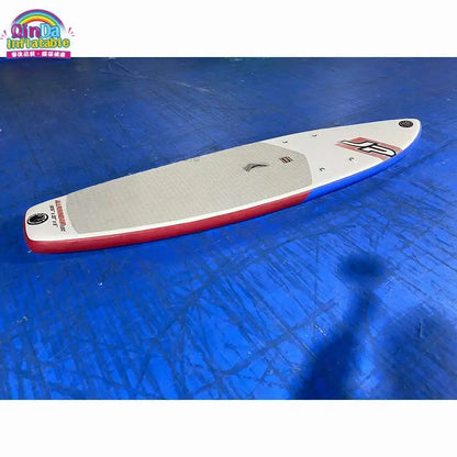 Water Paddle Boat PVC Tarpaulin Inflatable Surfing Board For Rental