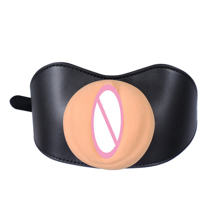 New Adult Toys Leather Gag Gag Plug Adult Game Adjustable Penis Masturbation Cup Adult Restraint Slave Bondage Erotic Sex Toys
