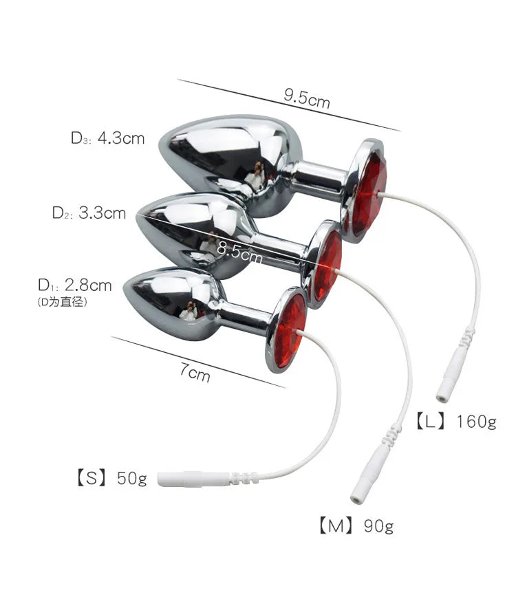 Adult Products Female Masturbation Anal Dilator Prostate Massage Exotic Accessories Anal Plug Electric Shock Sex Toys for Women