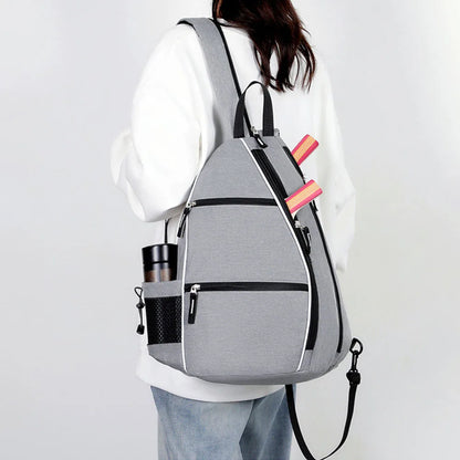 Pickleball Bag Racketball Sling Bag Adjustable Pickleball Backpack Multifunctional Sports Backpack Large Capacity Tennis Bag