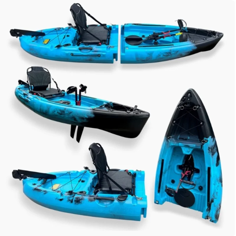 Fin pedal kayak, hard kayak, two sections, three sections, single person, double person, split kayak, splicing type
